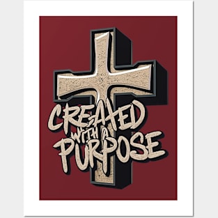 Christian create with a purpose Posters and Art